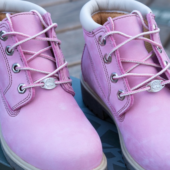Timberland - Pink Chukka Boots - Picture 3 of 8
